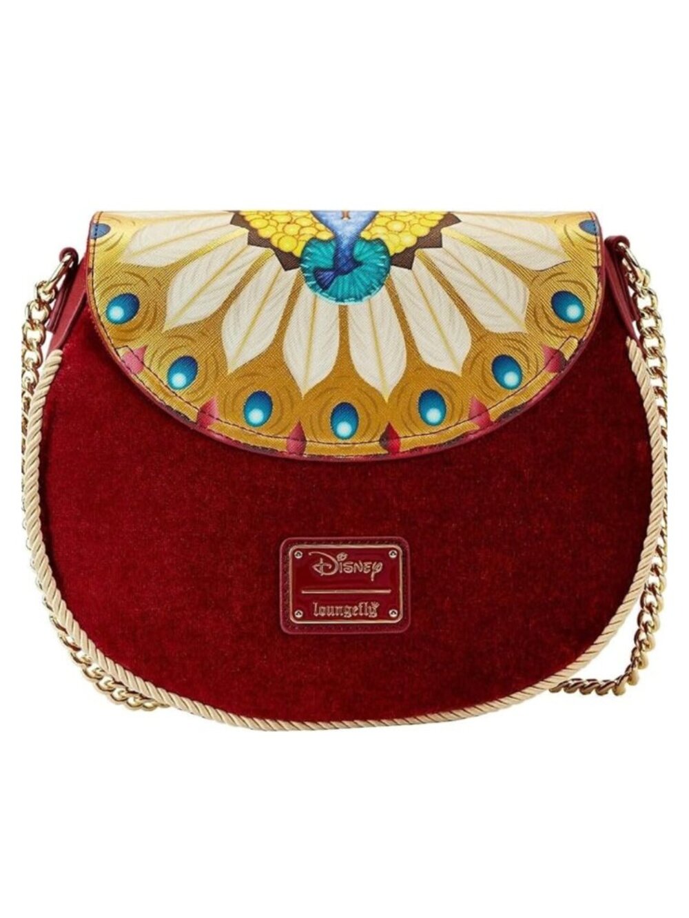 Loungefly Disney Snow White Evil Queen Throne Crossbody Bag Rare - Picture 2 of 4